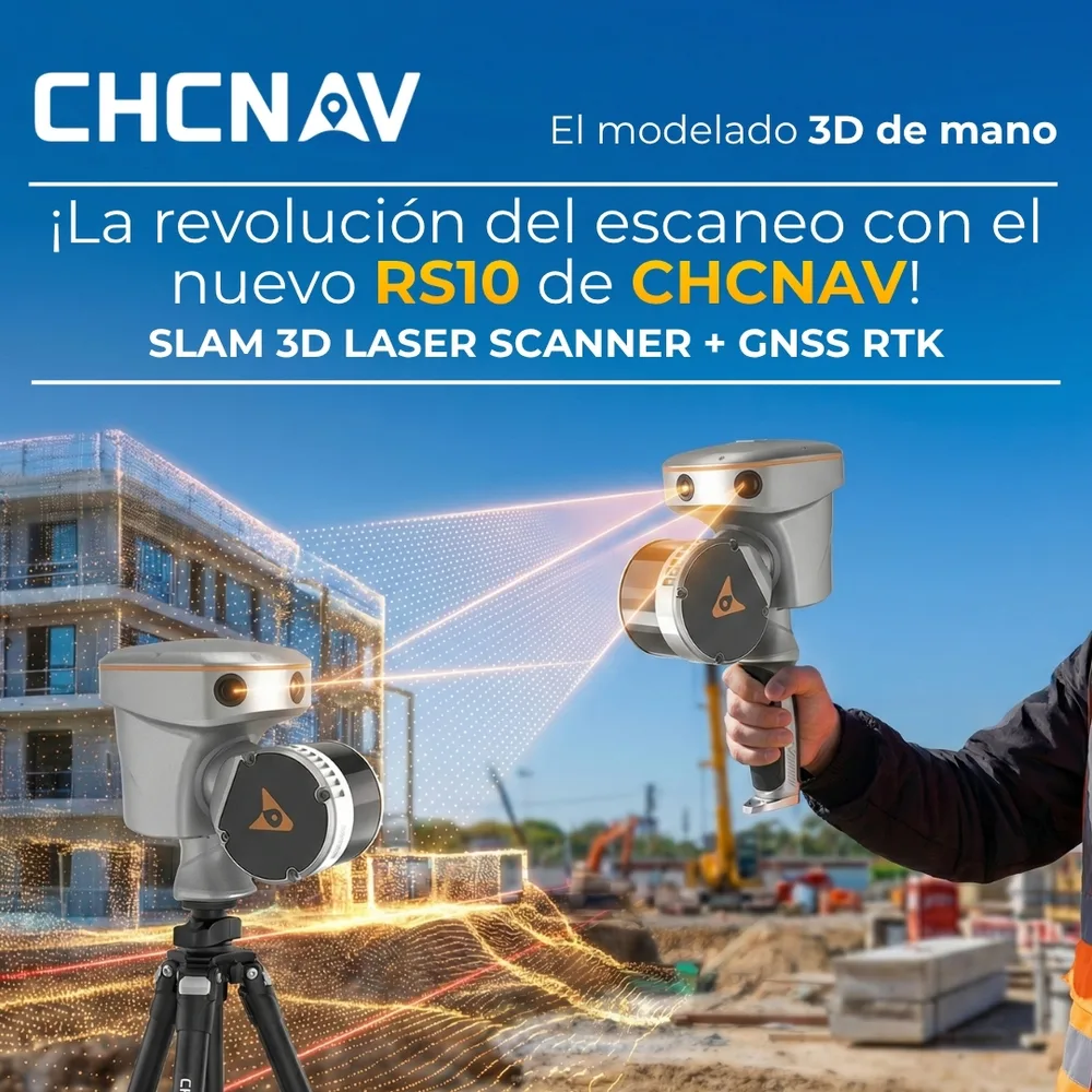 La revolución del escaneo con el nuevo RS10 de CHCNAV
