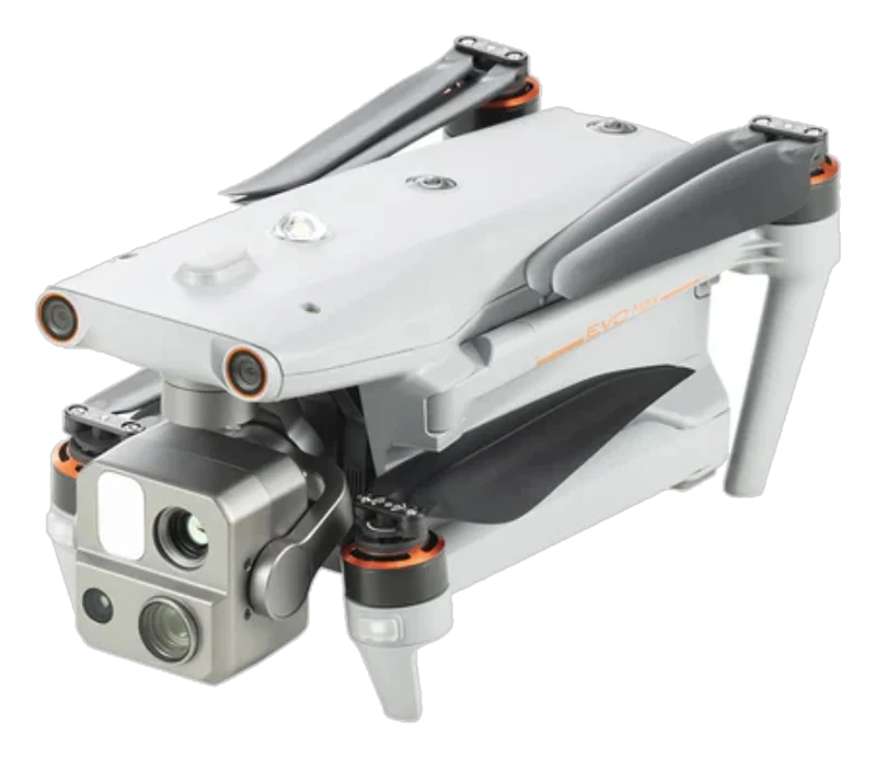 Gimbal del dron Autel EVO Max 4T con cámara térmica, zoom y telémetro láser