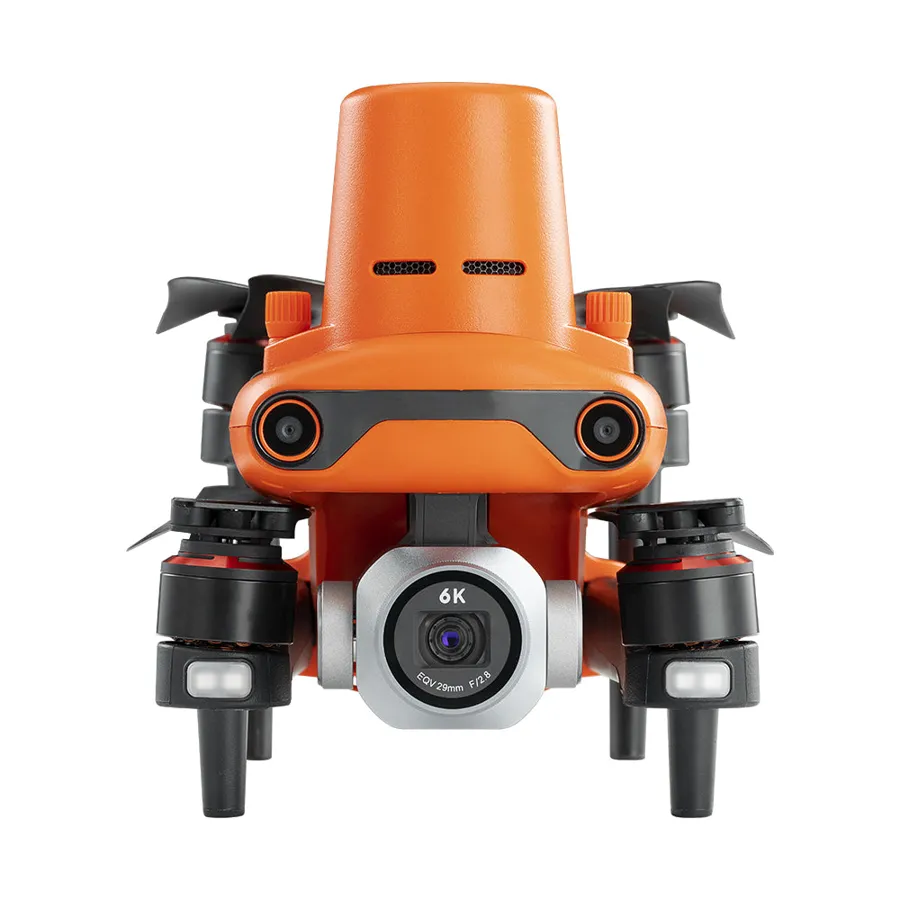 Vista frontal del EVO II Pro RTK con cámara 6K