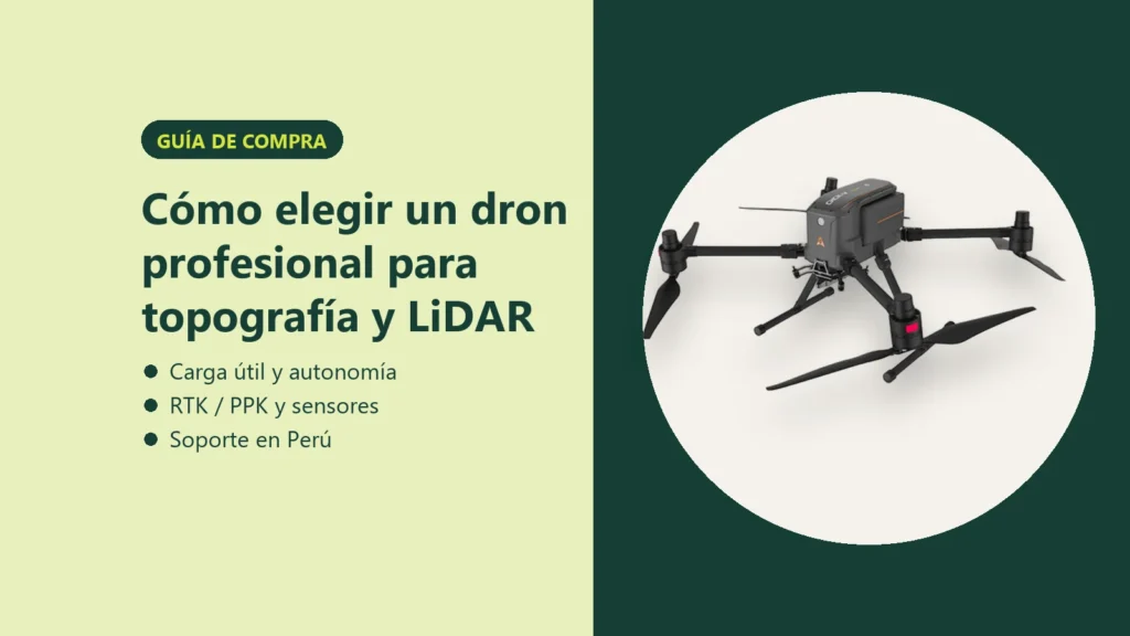 Cómo elegir un dron profesional para topografía y LiDAR: CHCNAV X500